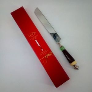 NIB Lenox Cake Knife Holiday Gatherings New In Box Gift Cutting